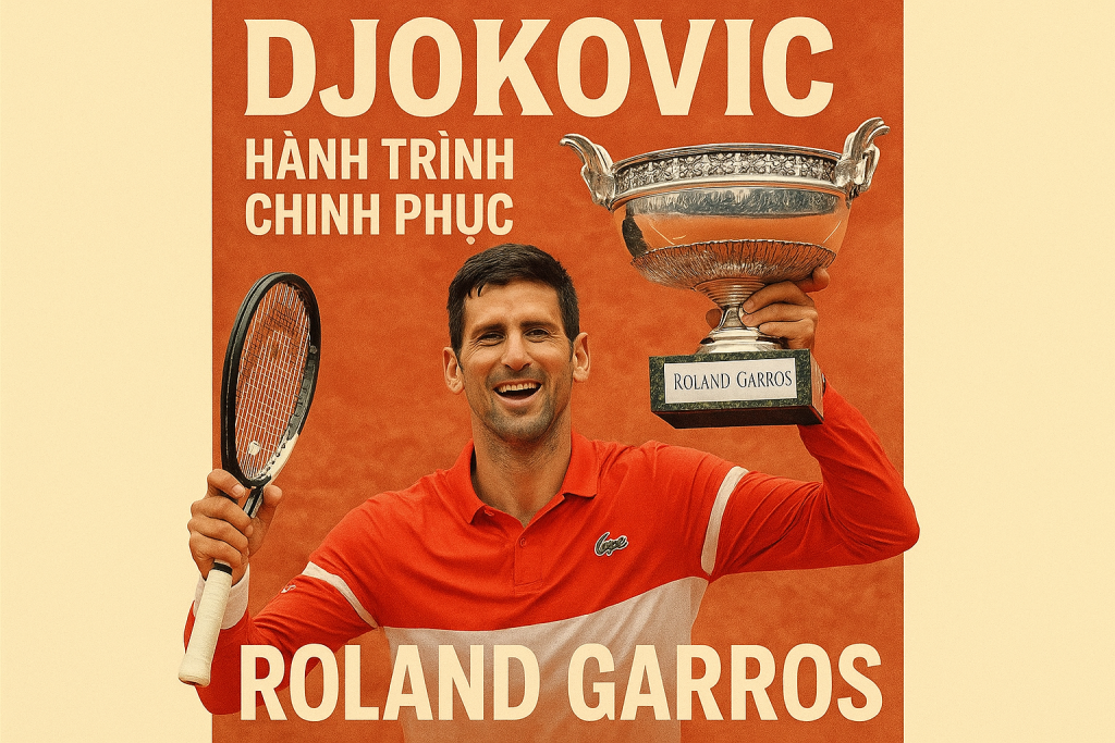 Djokovic: Hành Trình Chinh Phục Roland Garros Lần Thứ 4 – Khi Lịch Sử Gọi Tên Một Huyền Thoại