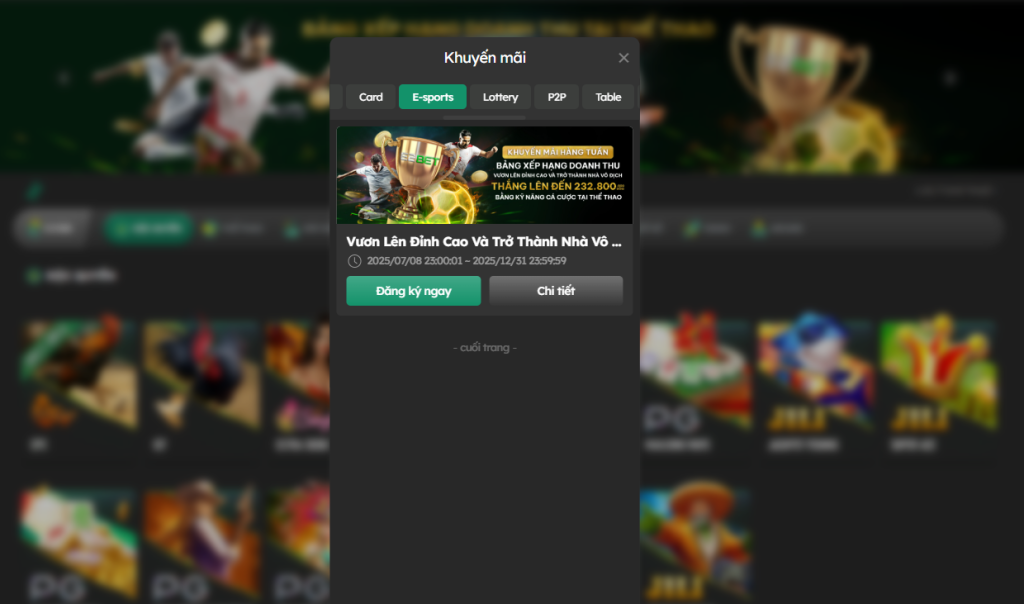 Khuyến Mãi Hàng Tuần E28Bet