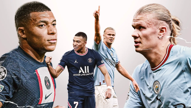 Erling Haaland vs Kylian Mbappé